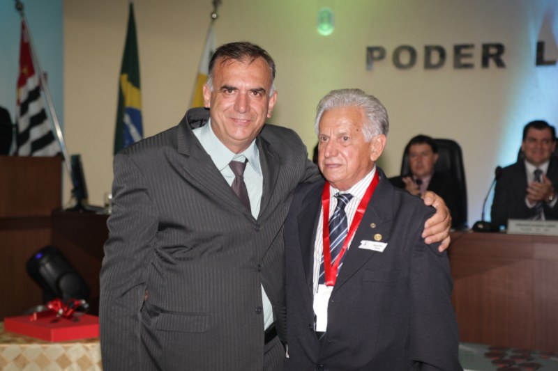 Augusto Rosa com o vereador Mauro Branco