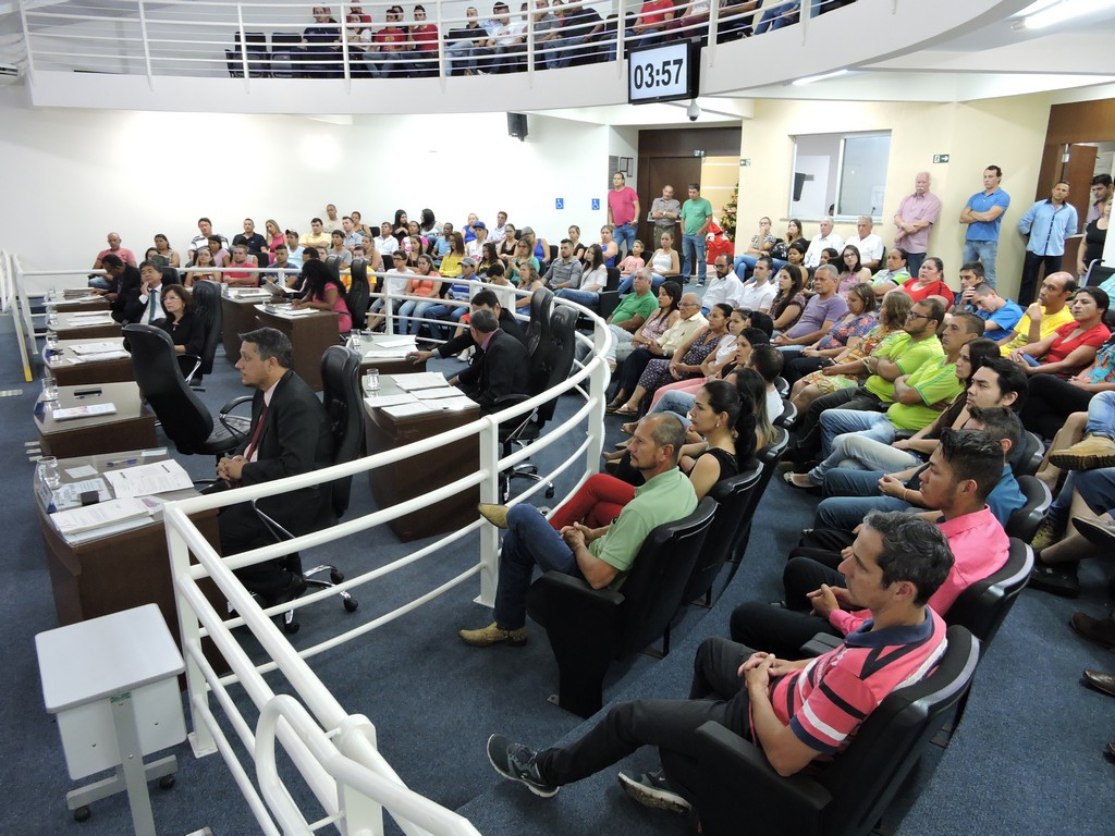 Casa cheia na ultima Sessao Ordinaria desta Legislatura
