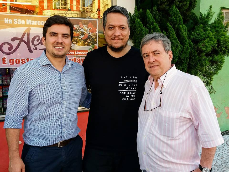 Ian Salomão com os Camarinha