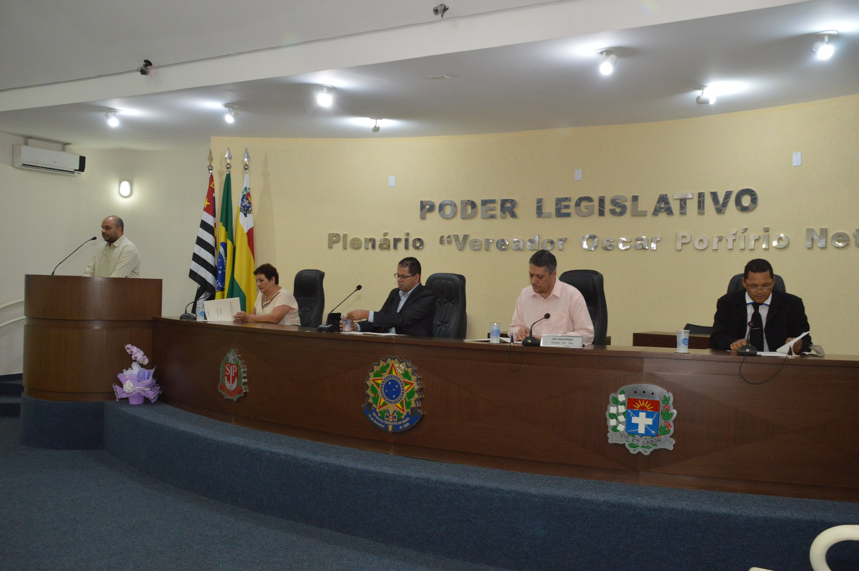 Mesa Principal da solenidade em homenagem a Joao Rio