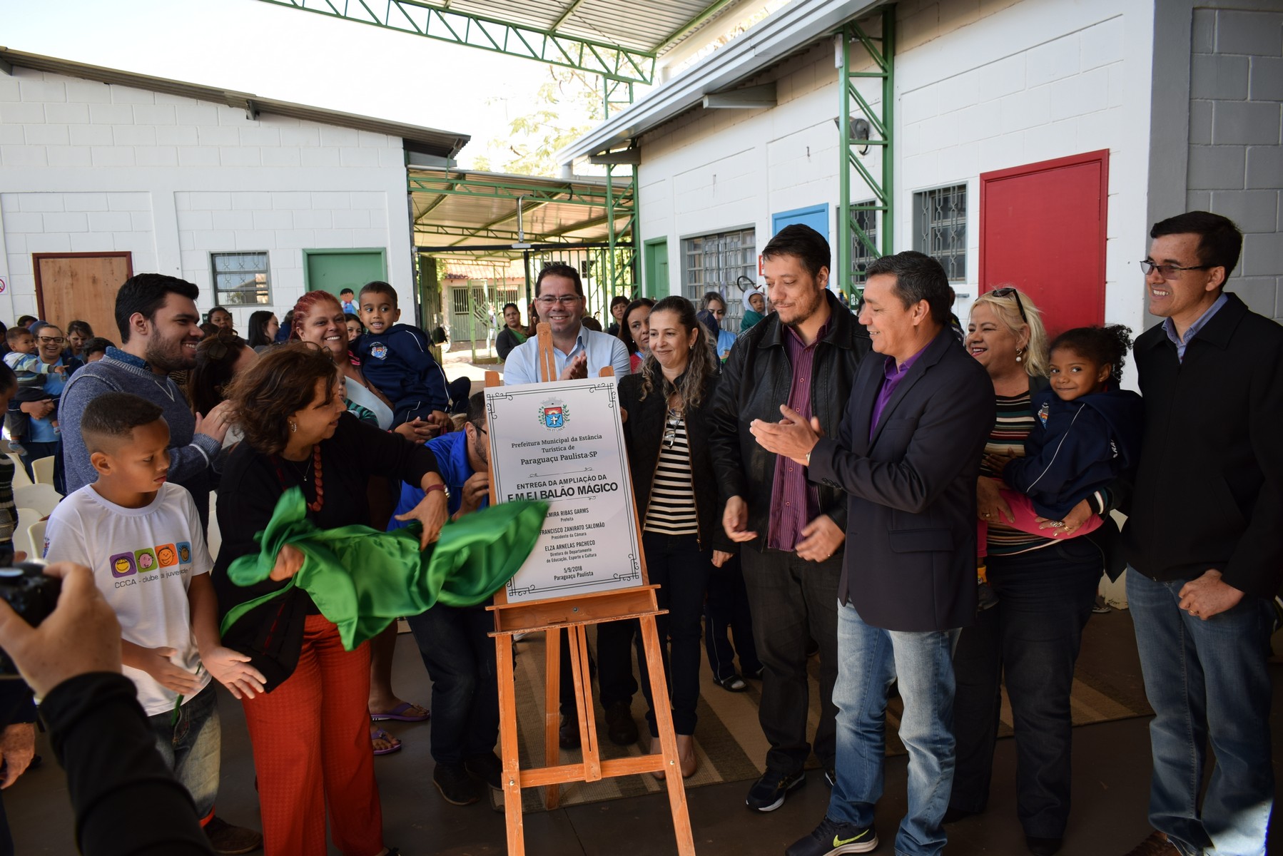 Momento da inauguração