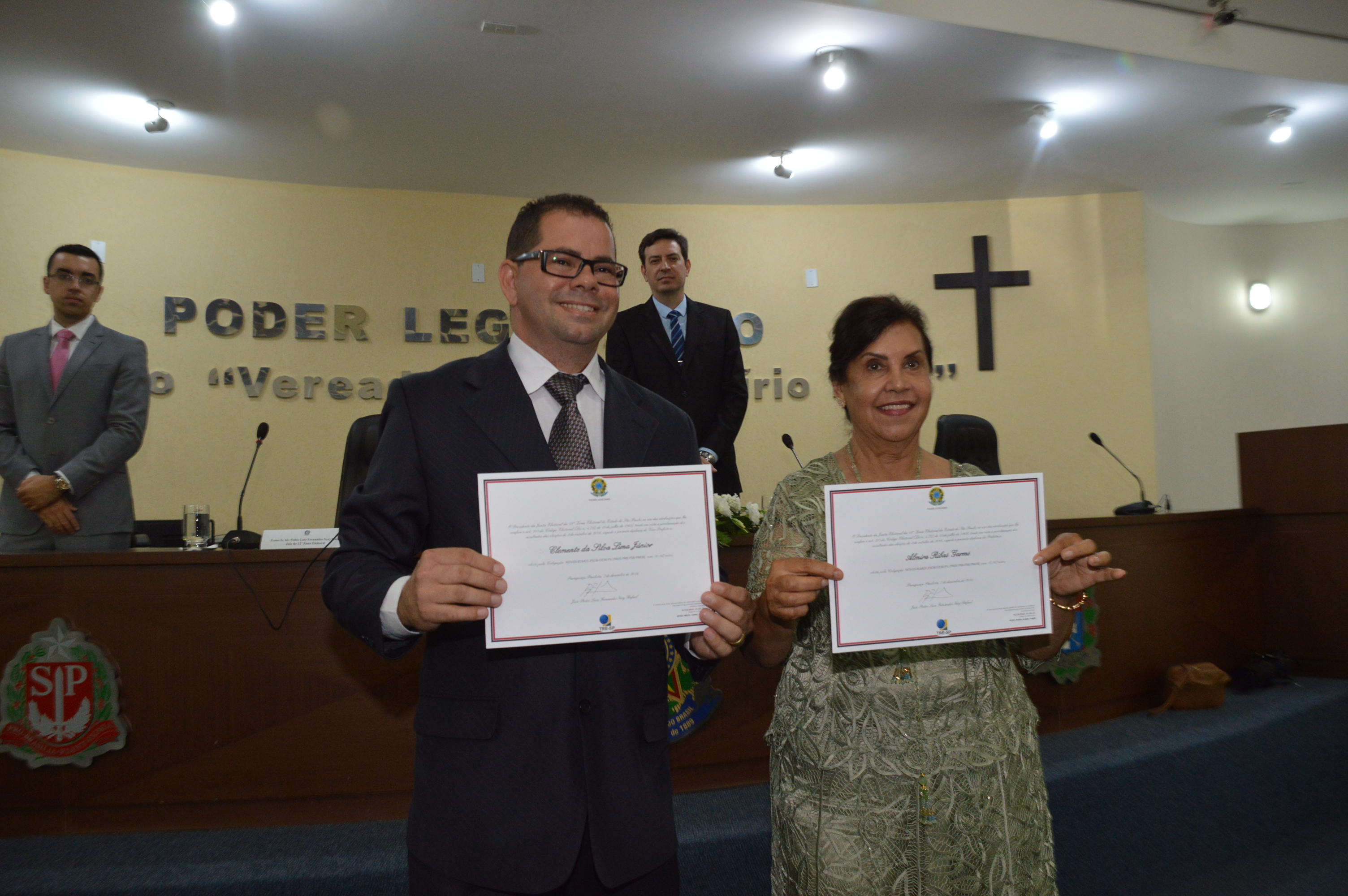 Prefeita Almira e Vice Clemente Junior