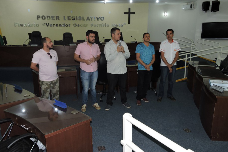 Presidente Ian deu as boas vindas aos alunos