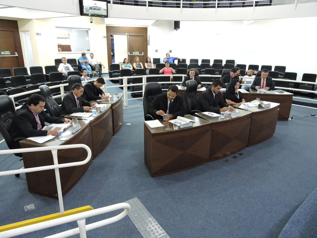 Vereadores na Sessao de 20 de fevereiro