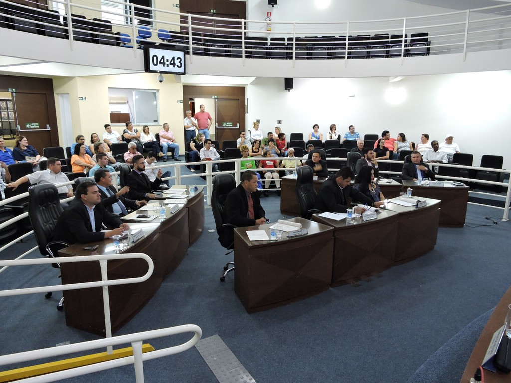 Vereadores na Sessao de 3 de abril