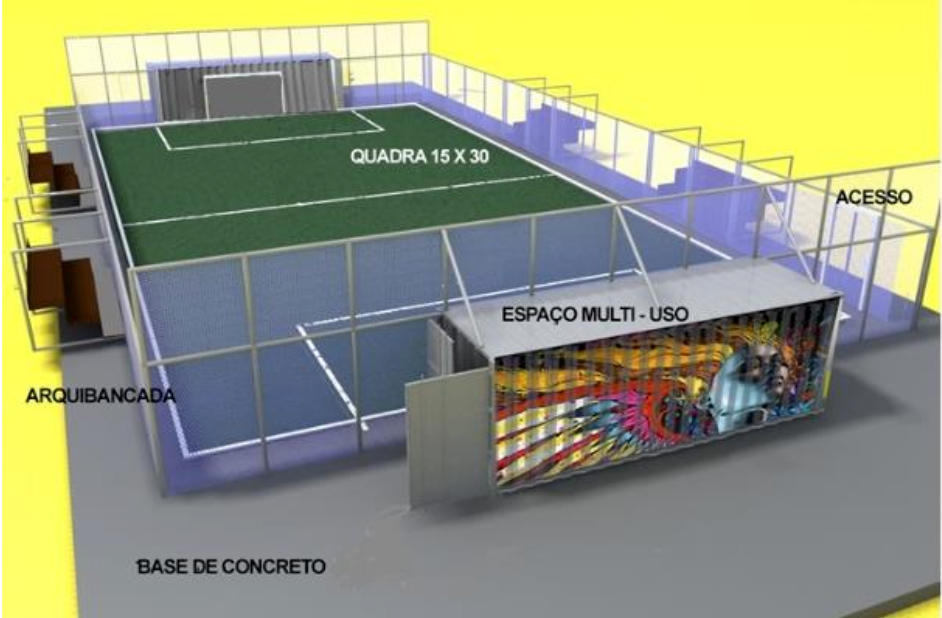 projeto da quadra society