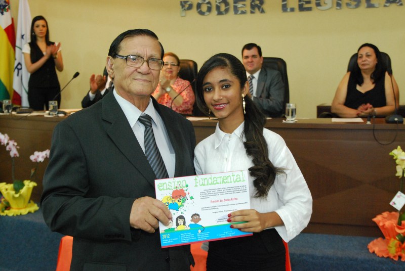 10 Vereador Rafael com a jovem vereadora Francieli
