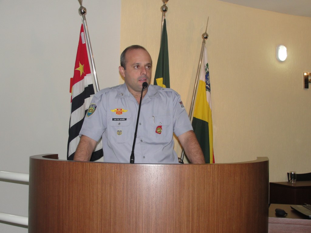 Capitao Aranao em 2011 quando esteve na Camara