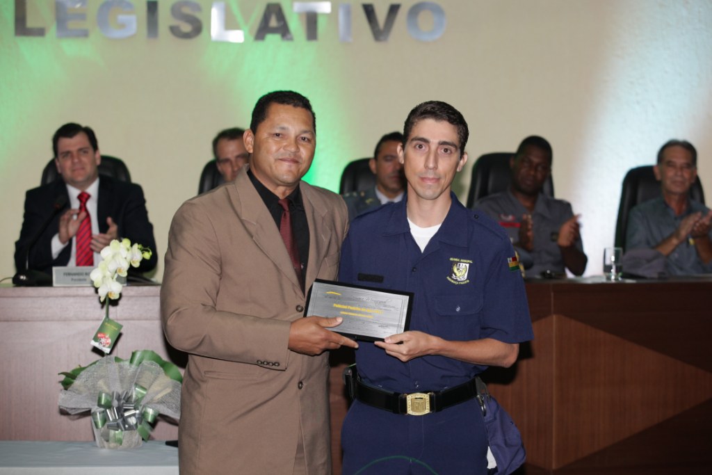 Guarda Civil Lucas recebe sua homenagem