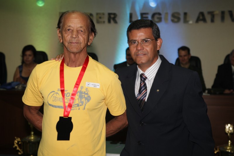 Jos Melo com o vereador Edivaldo