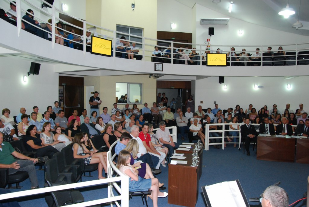Plenrio da Cmara ficou cheio