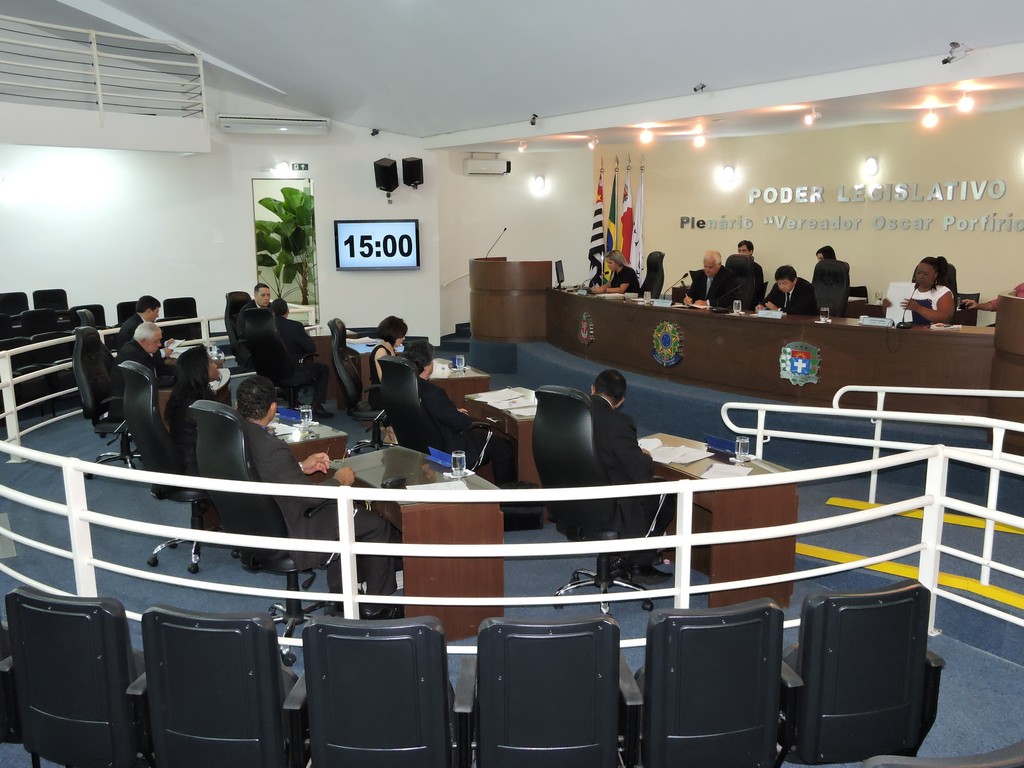 Vereadores na Sessao Ordinaria de 18 de janeiro
