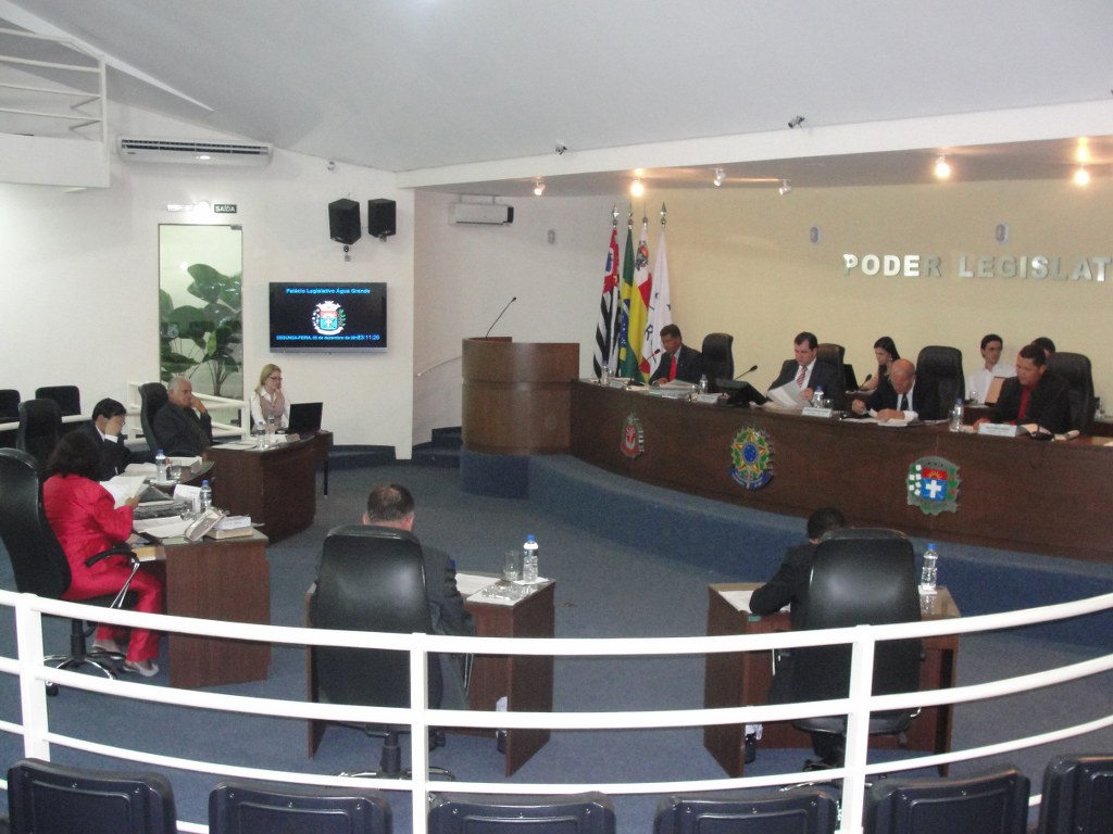 Vereadores reunidos na Sessao de 3 de dezembro