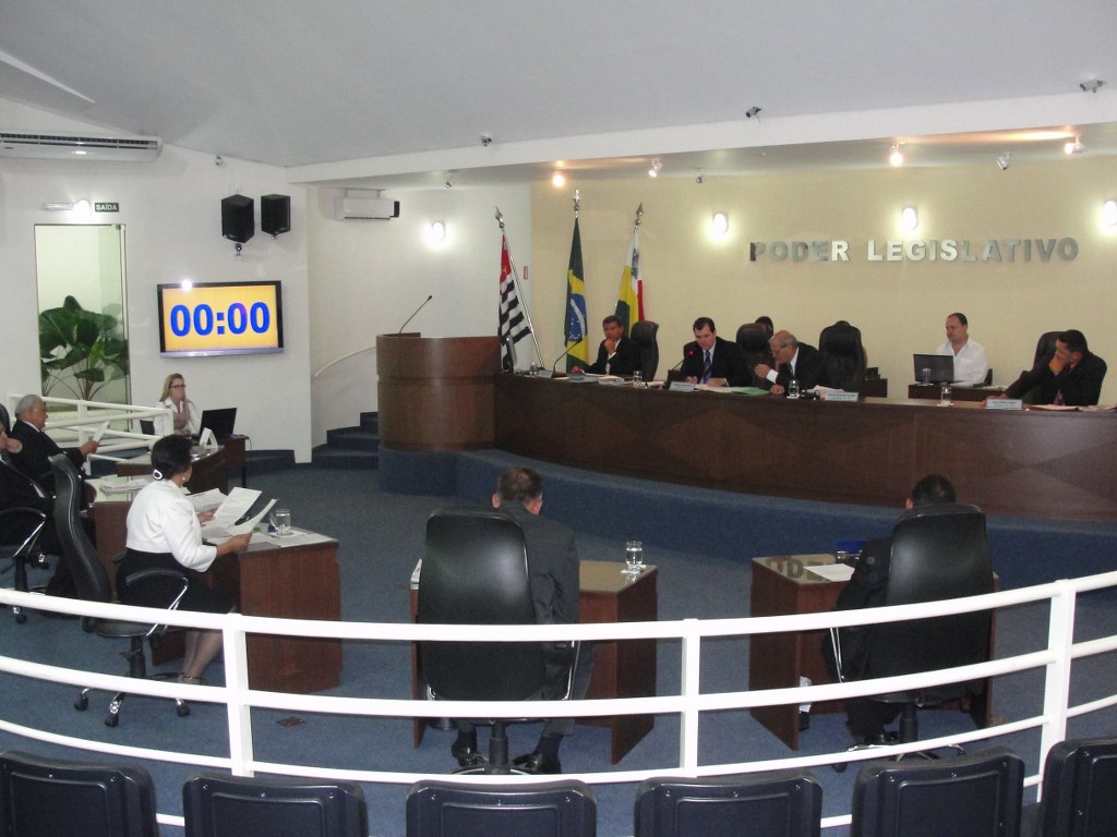 Vereadores durante a Sesso de quarta 22