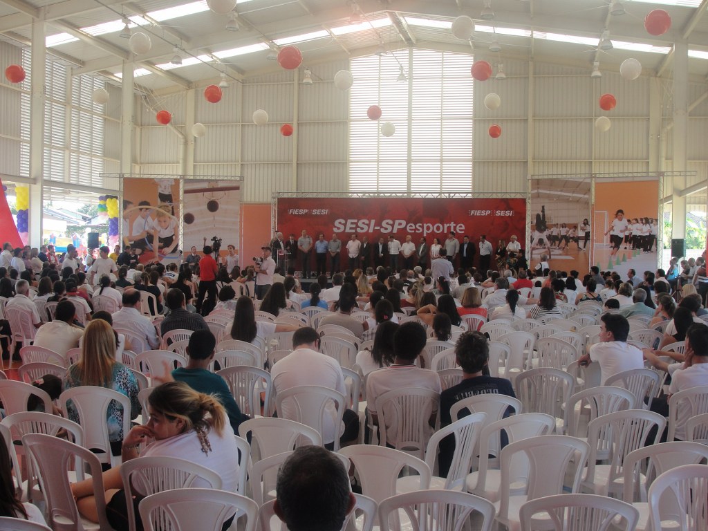 Visão geral da Quadra do Sesi