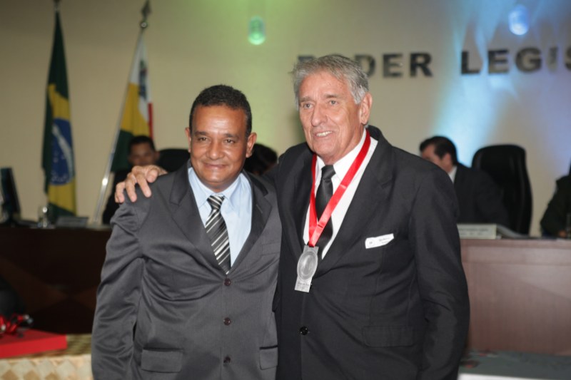 lio Marson com o vereador Nilson